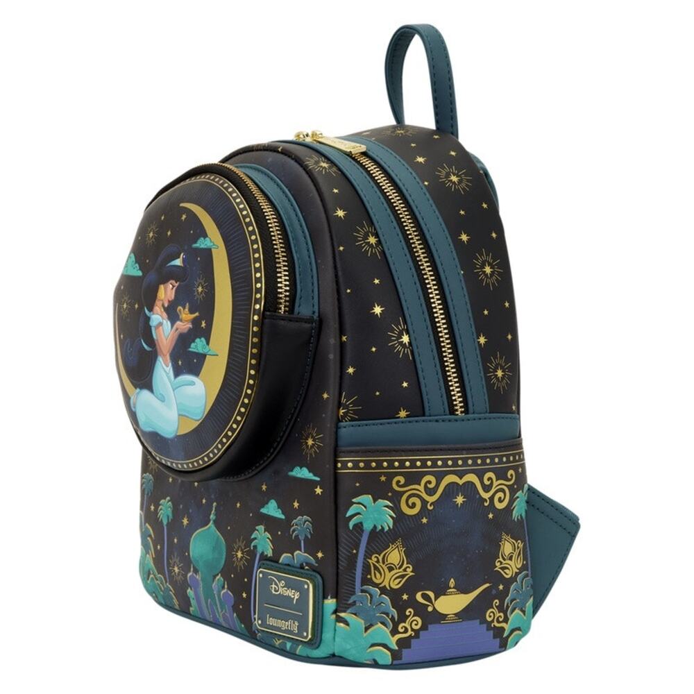 Loungefly Aladdin Exclusive Princess Jasmine Moonlit Palace Mini Backpack NWT! - Picture 3 of 5